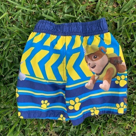 3 for $15 Paw Patrol Toddler Baby Boy Swim Shorts Trunks Size 12 Months- VGUC - Picture 2 of 3